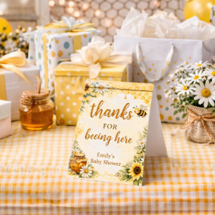 Sweet as can Bee Baby Shower  Business Card