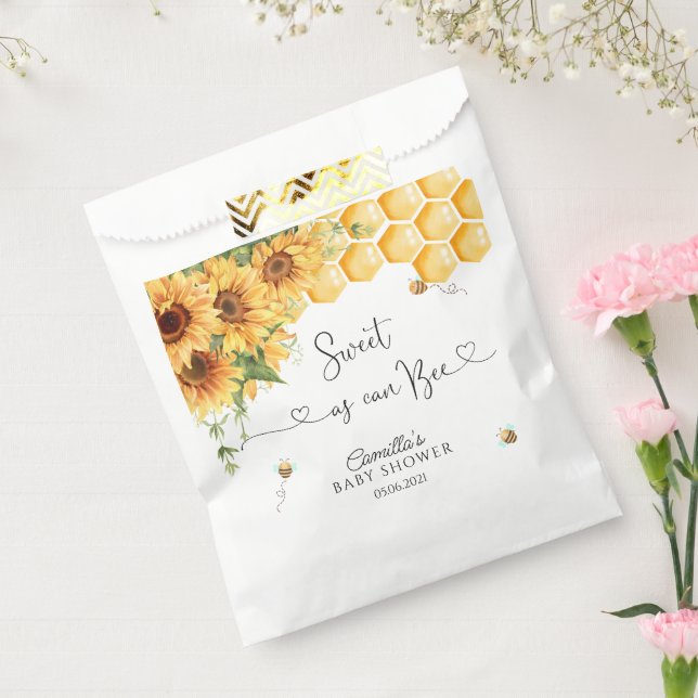 Sweet As Can Bee Baby Shower Favour Bag (Sealed)