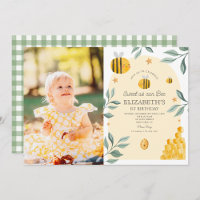 Sweet as Can Bee First Birthday Photo