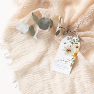 Sweet As Can Bee Floral Spring Baby Shower Favou Gift Tags
