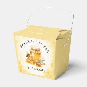Sweet As Can Bee Gender Neutral Baby Shower Favour Favor Box
