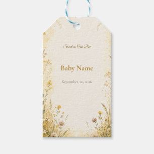 Sweet as Can Bee Gift Tag   Editable Honeybee