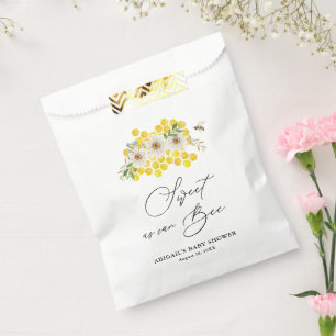 Sweet as Can Bee, Honey Bee & Daisies Baby Shower Favour Bag