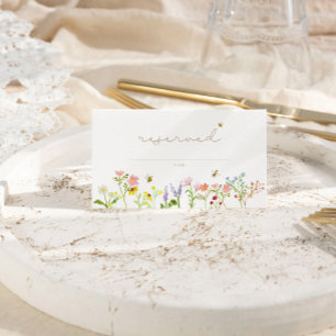 Sweet As Can Bee Modern Minimal Table Place Card