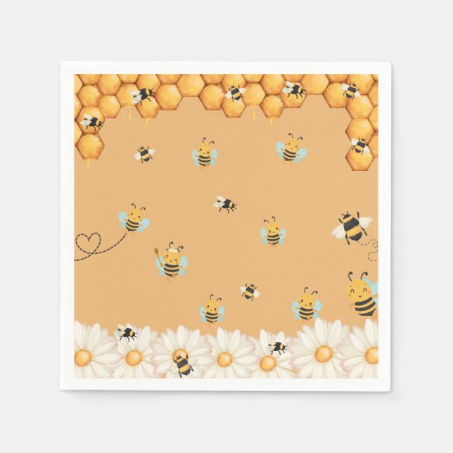 Sweet As Can Bee Napkin (Front)