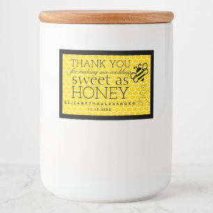 Sweet As Honey Custom Guest Favoriser le Étiquette