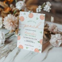 Sweet As Peach Birthday