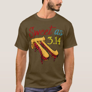 Sweet As Pi Pizza Funny Mathletics Birthday Pi Piz T-Shirt