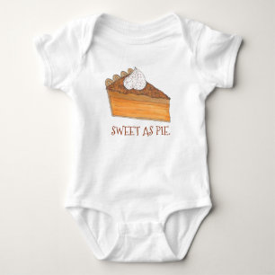 Sweet as Pie Sweetie Sweet Potato Pie Christmas Baby Bodysuit