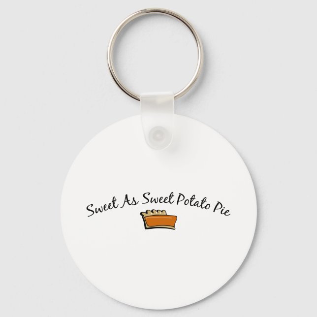Sweet As Sweet Potato Pie Keychain (Front)