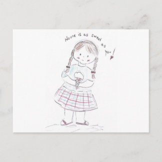 Sweet As You Postcard