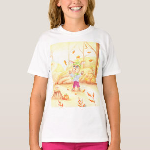 Sweet autumn walk in the forest T-Shirt