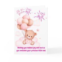 Sweet Baby Blessings Card – Congratulations on You