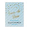 Sweet Baby Blue and Gold Confetti - Save the Date