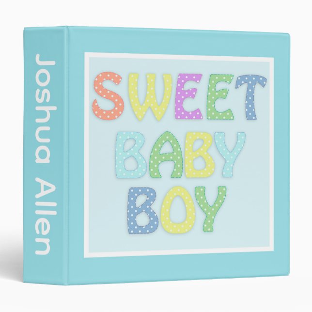 Sweet Baby Boy Binder (Front/Spine)
