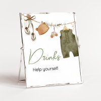 Sweet Baby Boy Boho Clothes Baby Shower Drinks