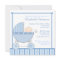 Sweet Baby Boy in Carriage Baby Shower in Blue