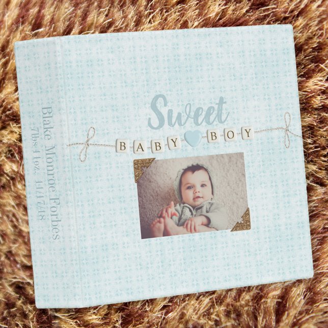 Sweet Baby Boy Photo Album Binder (Creator Uploaded)