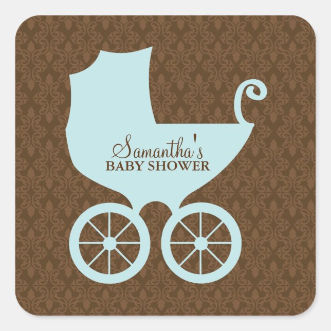 Sweet Baby Carriage Square Sticker (Front)