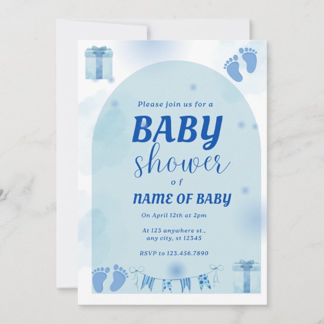  Sweet Baby Celebration  Invitation (Front)