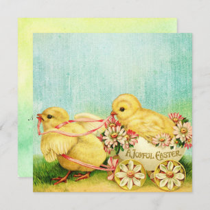 Sweet Baby Chicks Easter Cards Personalize Text