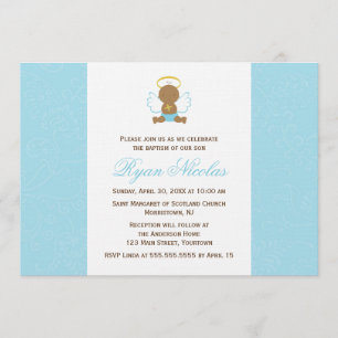 Sweet Baby Christening Invitation