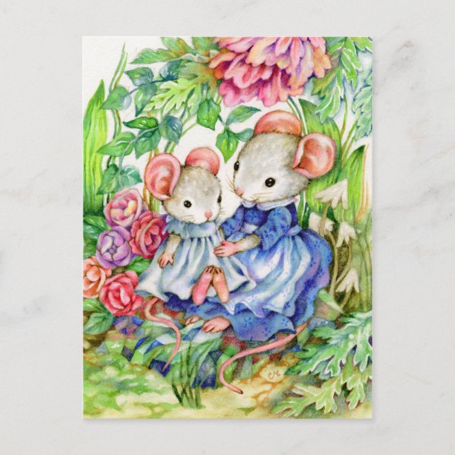 Sweet Baby - Cute Mouse Art Carte postale (Devant)
