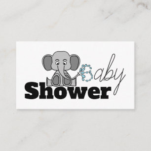 Sweet Baby Elephant, Baby Shower Invitation