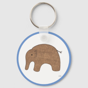 Sweet Baby Elephant Keychain-Erin Brie Art Keychai Keychain