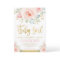 Sweet Baby Girl Blush Pink Gold Floral Baby Shower