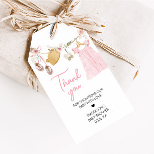 Sweet Baby Girl Boho Clothes Favor Tags