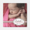 Sweet Baby Girl Christening Brown & Pink Photo