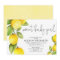 Sweet baby girl lemon watercolor girl baby shower