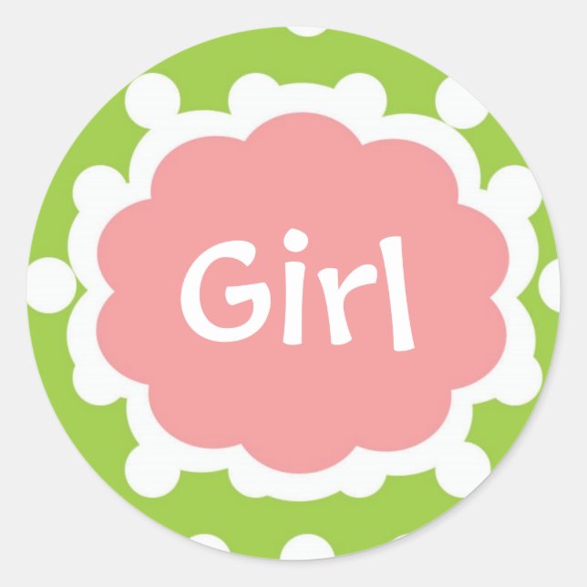 Sweet Baby Gril Sticker (Front)