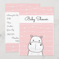 Sweet Baby Hippo Baby Shower