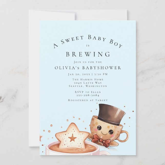 Sweet Baby is a Brewing Invitation (Front)