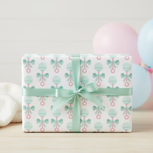  Sweet Baby Rattle Gift Wrap (Sweet Baby Rattle Gift Wrap)