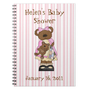Sweet Baby Shower Notebook