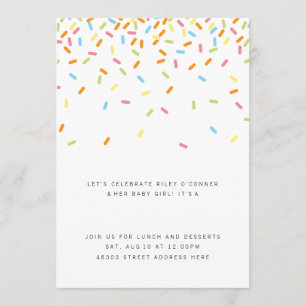 Sweet Baby Sprinkle Invite