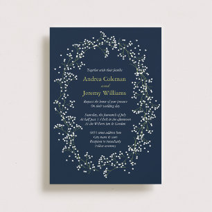 Sweet Baby's Breath Wedding Invitation
