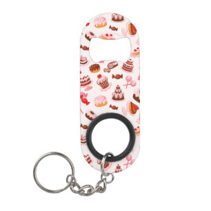 Sweet background keychain bottle opener