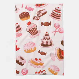 Sweet background kitchen towel