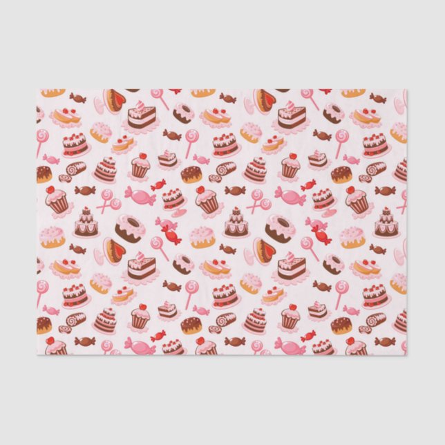 Sweet background tissue paper (Front)