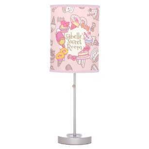 Sweet Bakery and Drinks Peach Table Lamp