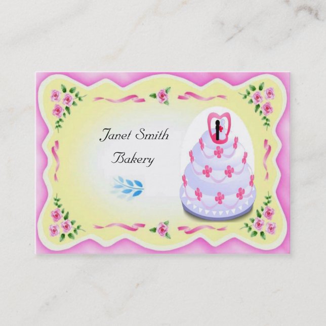 Sweet Bakery Business Card (Front)