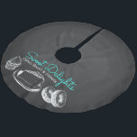 Sweet Bakery Chalkboard Christmas Brushed Polyester Tree Skirt<br><div class="desc">Sweet Bakery Chalkboard design. You can click customize further to change fonts and you can change places and size of drawings.</div>