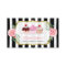 Sweet Bakery Cupcakes Gold Pink Floral Striped