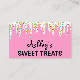 Sweet Bakery Dessert Pastry Chef Cakes Cupcake Business Card