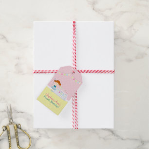 Sweet Ballerina Cupcake Celebration Gift Tags