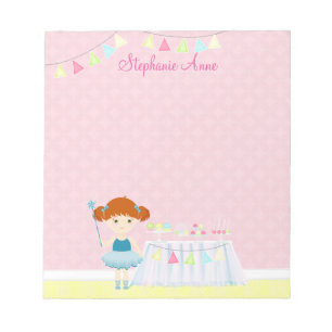 Sweet Ballerina Cupcake Celebration Notepad